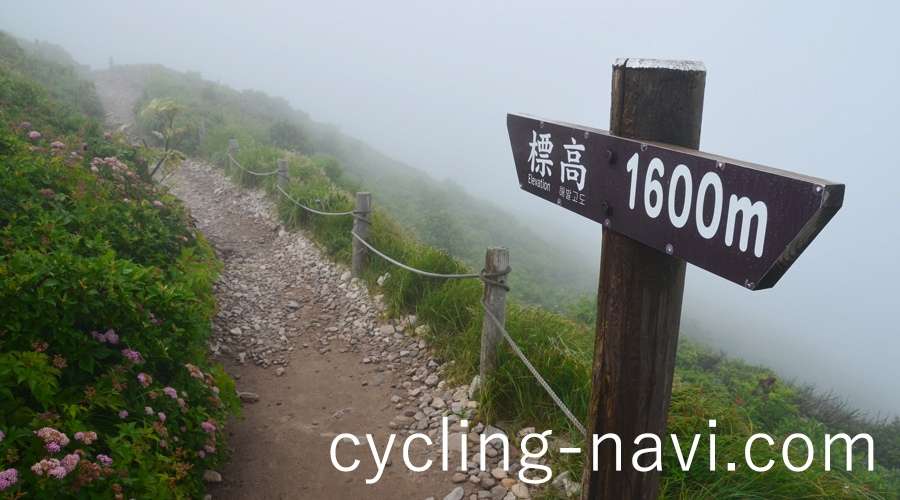 大山 登山