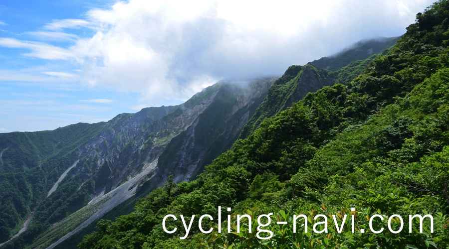 大山 登山 北壁