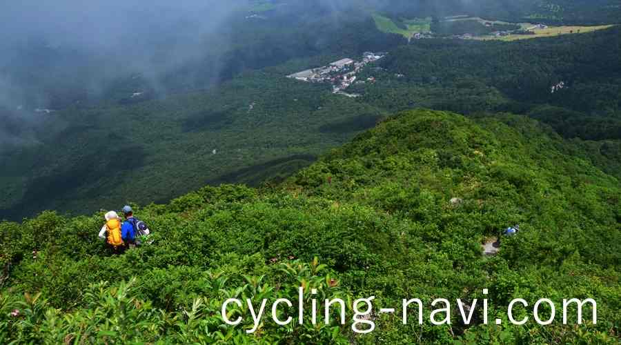 大山 登山