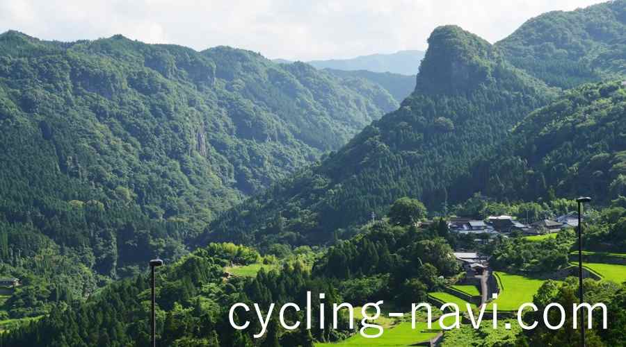 宇佐のマチュピチュ 椎屋耶馬溪 大分 観光旅行 輪行的サイクリングコース ナビ